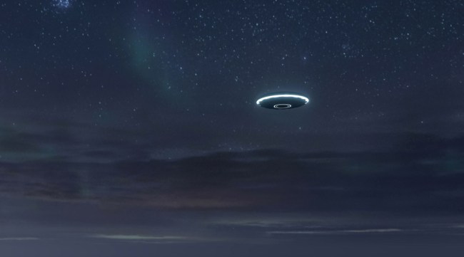 ufo over water navy