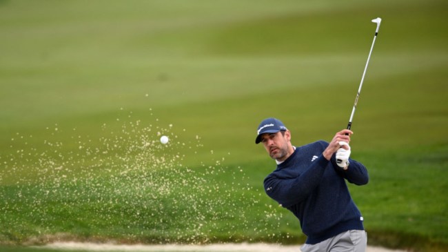Aaron Rodgers on the golf course