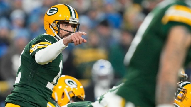 Aaron Rodgers under center