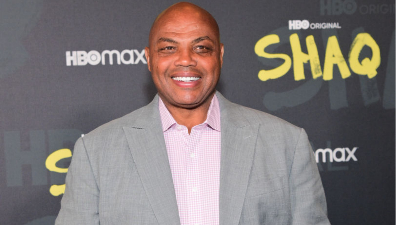 Charles Barkley posing