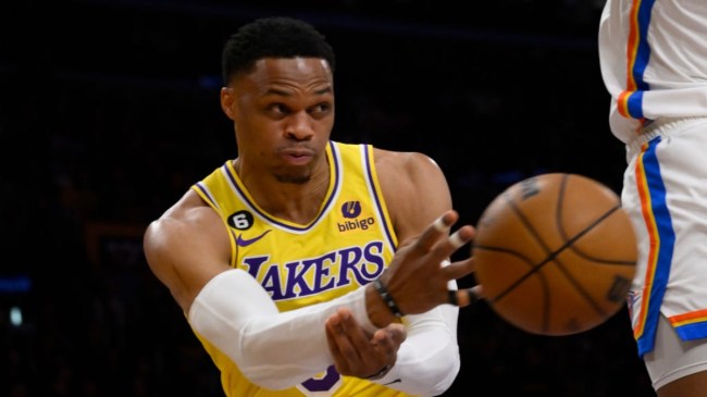 Former Los Angeles Laker Russell Westbrook