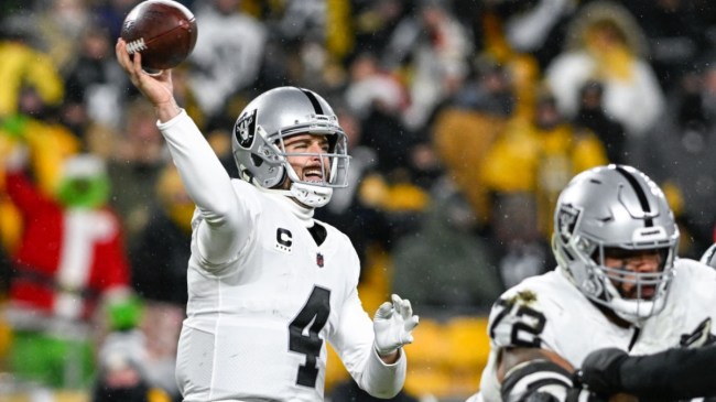 Former Raiders quarterback Derek Carr