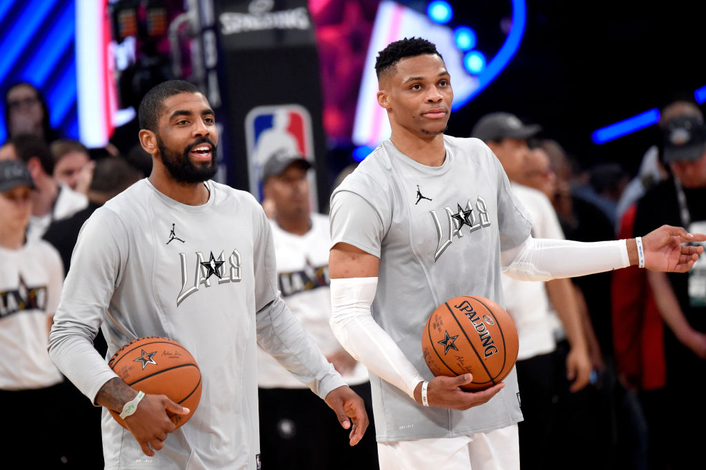 Kyrie Irving and Russell Westrbook