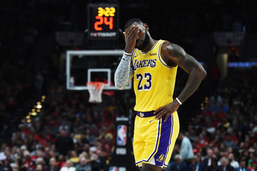 LeBron James depressed