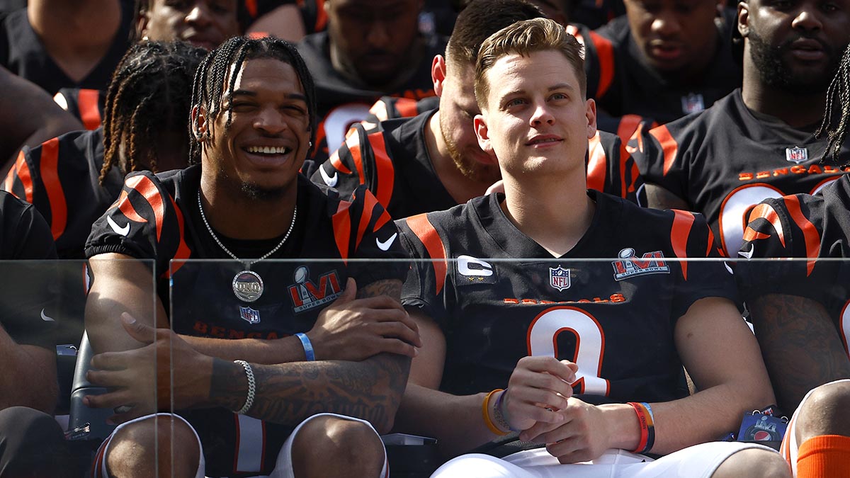 Ja'Marr Chase and Joe Burrow
