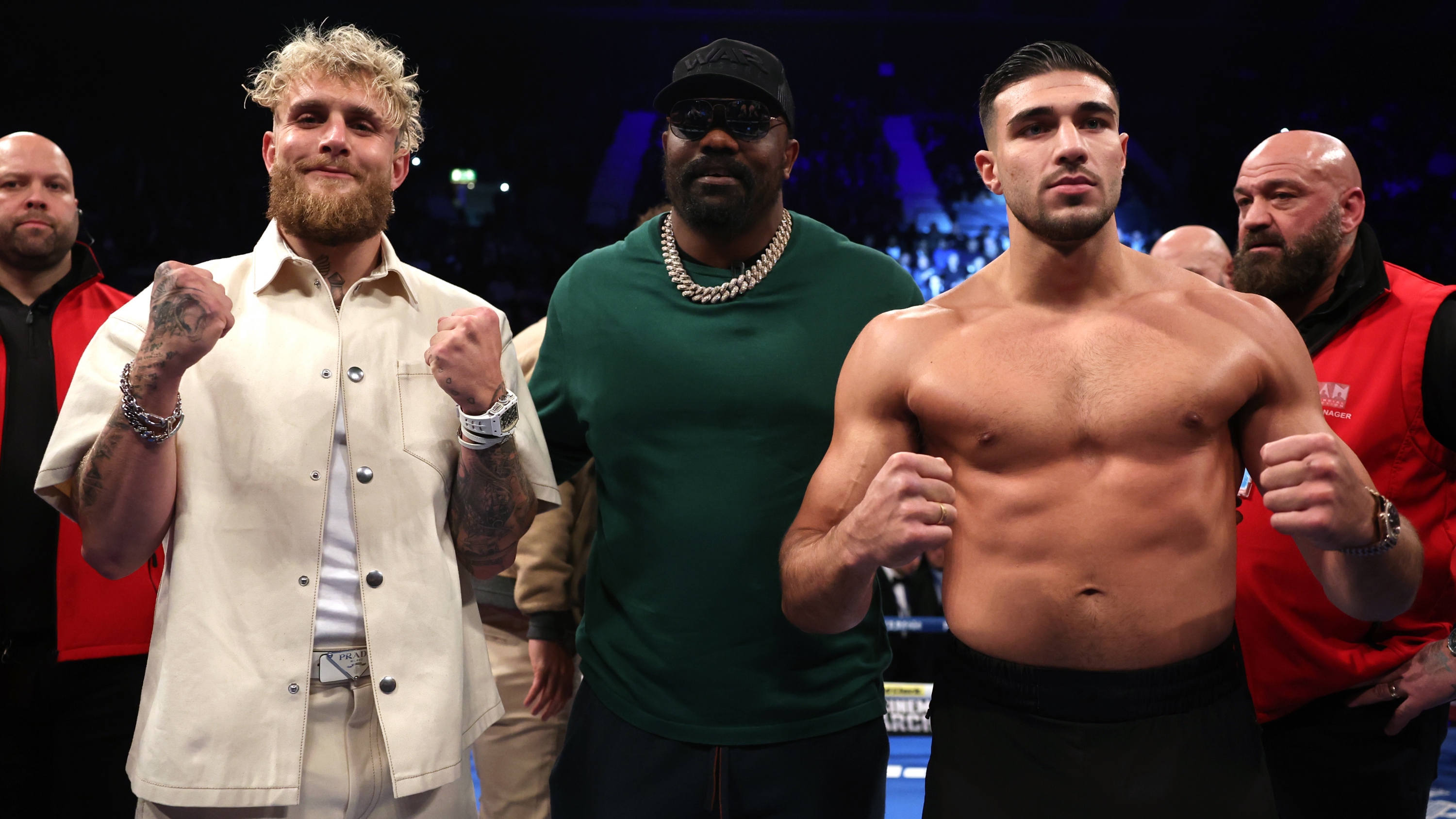 Jake Paul and Tommy Fury tattoo bet