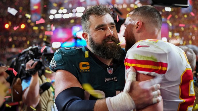 Jason Kelce and Travis Kelce
