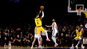 Fans Can’t Help But Notice Thomas Bryant Calling For The Ball On LeBron’s Record Breaking Shot