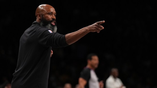Nets head coach Jacque Vaughn