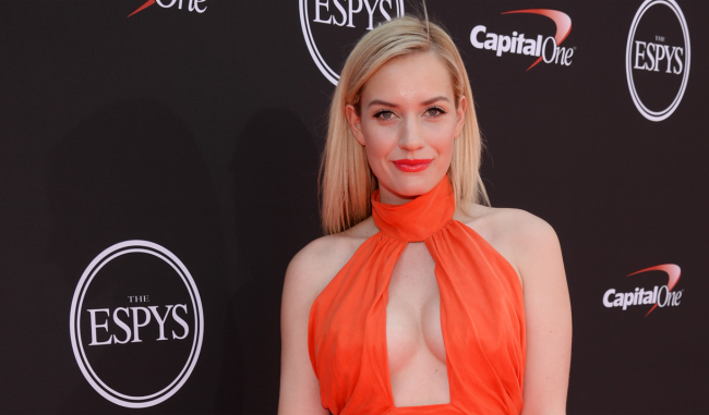paige spiranac espys red carpet