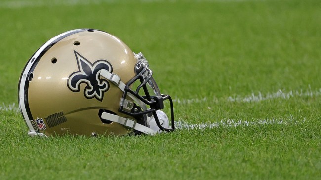 Saints helmet