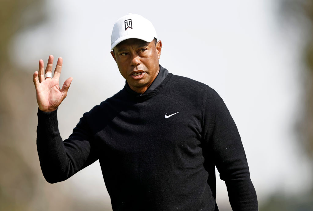 Tiger Woods at the Genesis Invitational