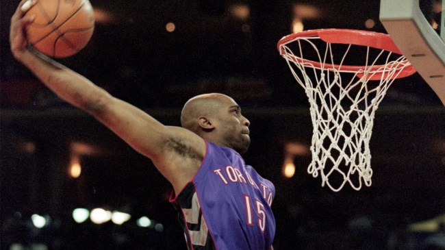 Vince Carter at the NBA Dunk Contest in 2000