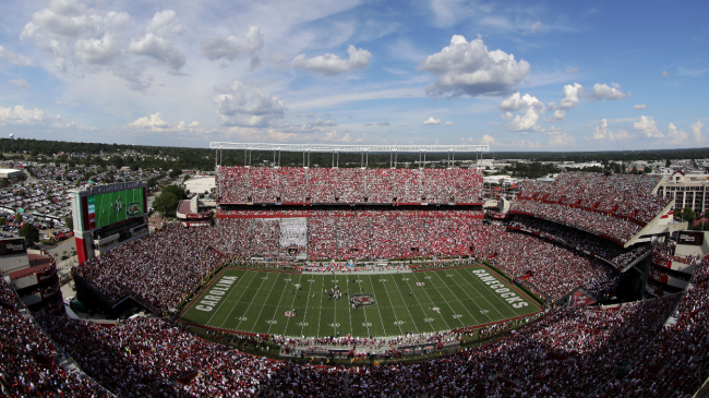 A view of Williams-Brice Stadium.