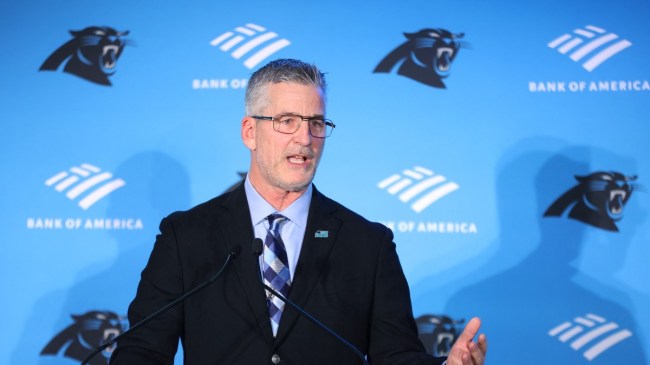 Carolina Panthers coach Frank Reich