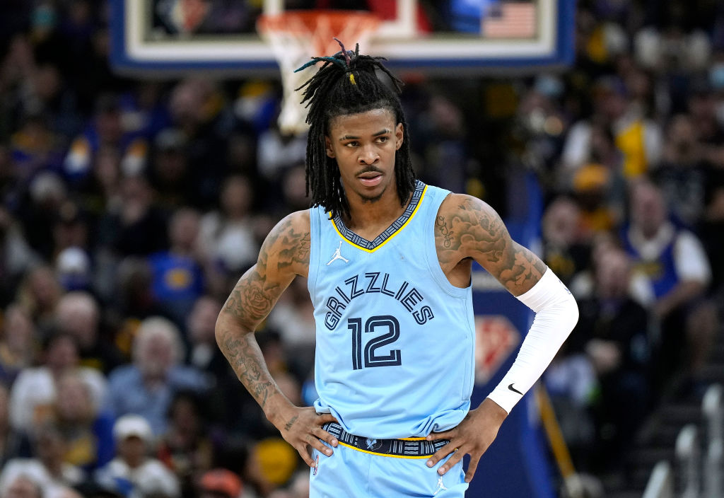 Ja Morant on the court