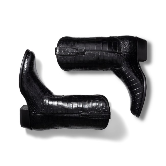 Tecovas The Marshall Black Crocodile Boots