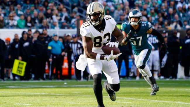 New Orleans Saints tight end Juwan Johnson