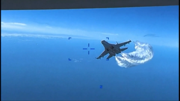 Pentagon Releases Wild Footage Of Russian Jet Colliding With US Surveillance Drone