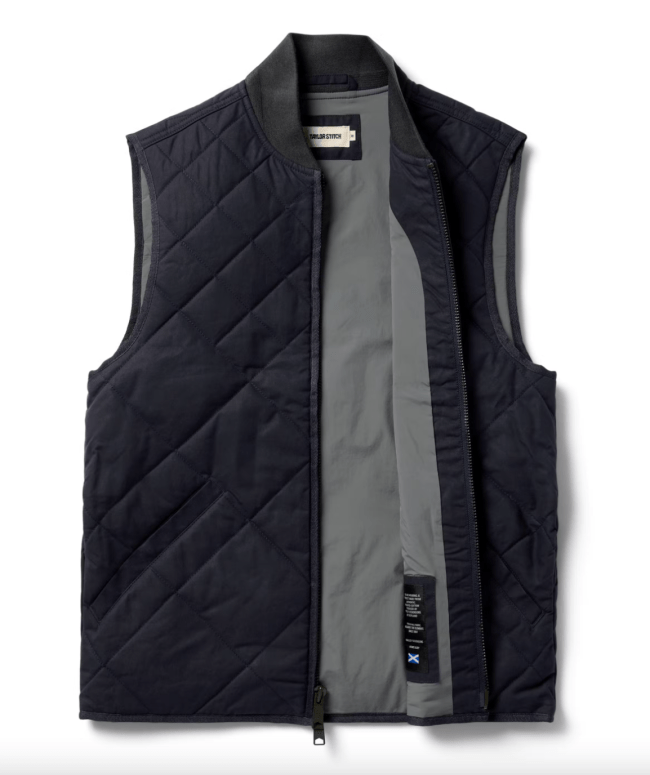 Get the Taylor Stitch Quilted Bomber Vest at Huckberry