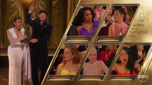angela bassett oscars reactio