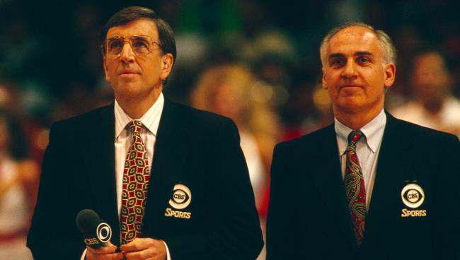 brent musburger billy packer march madness cbs sports