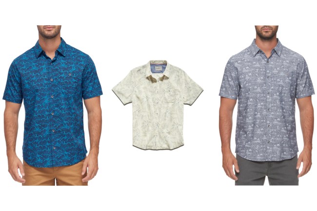 Flag & Anthem colorful short sleeve men's shirts
