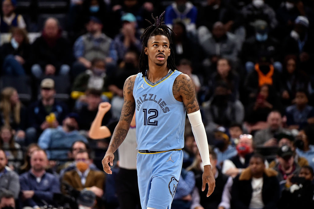 Ja Morant on the court