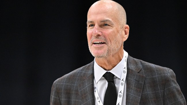 A photo of college basketball analyst Jay Bilas.