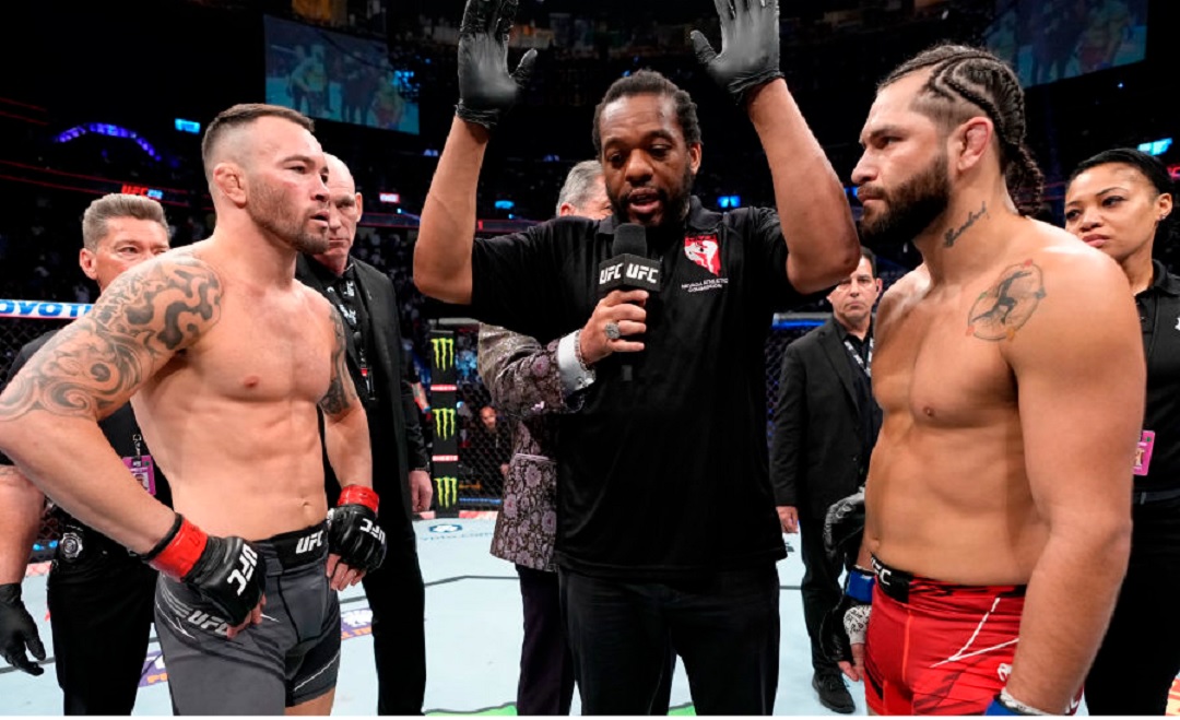 Colby Covington facing off against Colby Covington