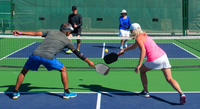 old people playing pickleball major league top five sport