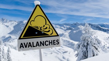 Professional Skier Captures The Scary Moment He Gets Caught In A Wyoming Avalanche