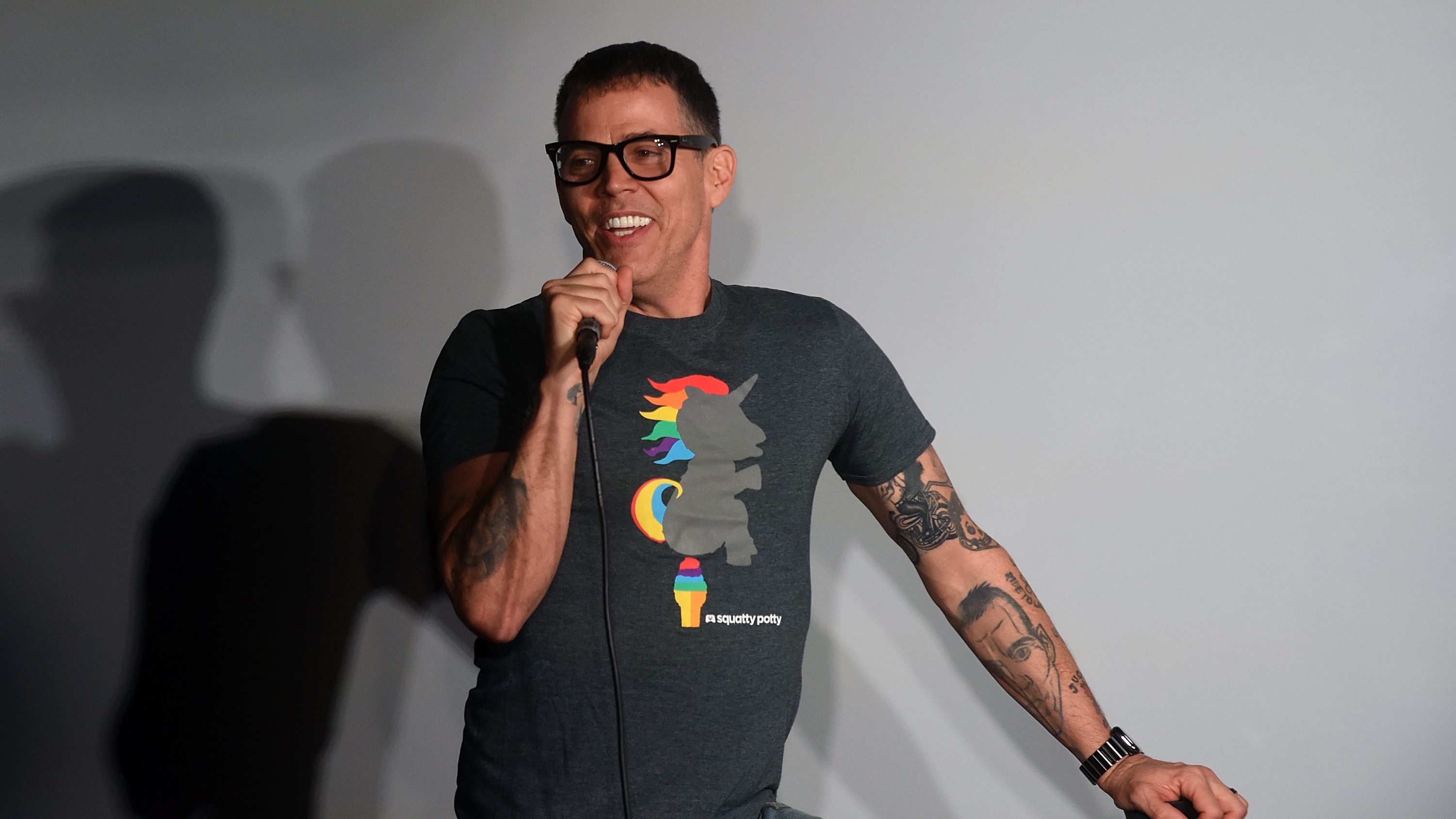 Steve-O doing stand-up comedy