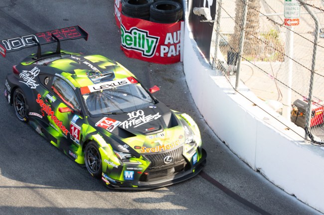 The 48th Annual Acura Grand Prix of Long Beach began on Friday April 14, 2023. Car 14 100thieves Lexus