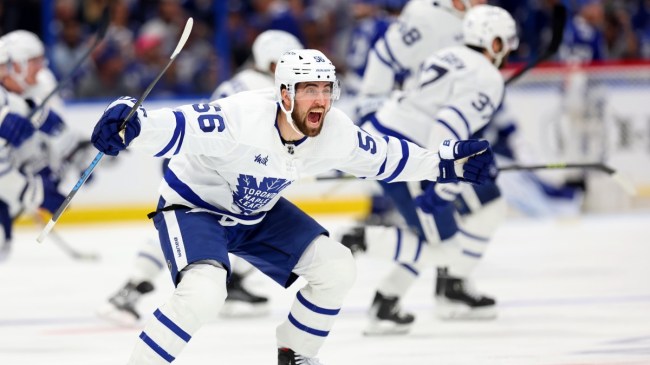 Toronto Maple Leafs celebrate