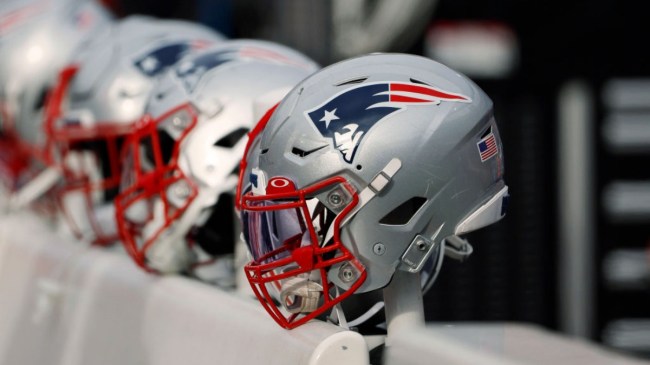 New England Patriots helmets