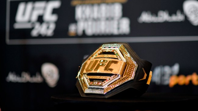 UFC title belt