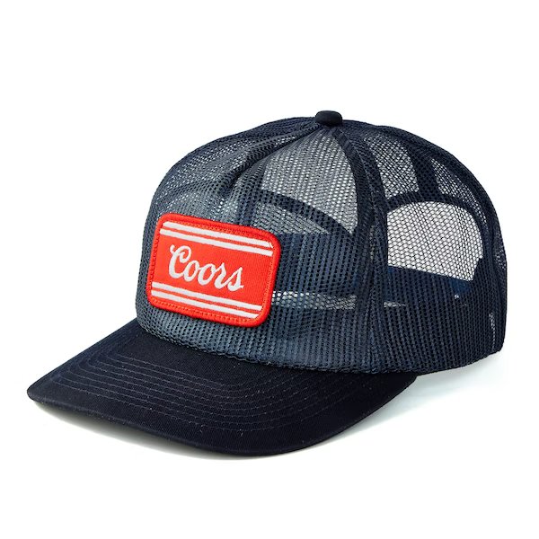 Banquet Stripe Patch Mesh Trucker Hat