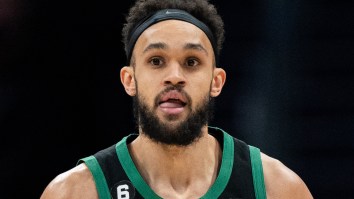 Stephen A. Smith Catches Brutal Stray After Derrick White’s Hairline Derails ‘Inside The NBA’ Segment