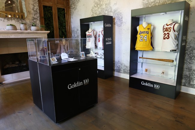 WEST HOLLYWOOD, CALIFORNIA - APRIL 20: View of collection items during pre-premiere party for Wheelhouse and Spoke Studios' new series "King of Collectibles: The Goldin Touch" at Wheelhouse on April 20, 2023 in West Hollywood, California.