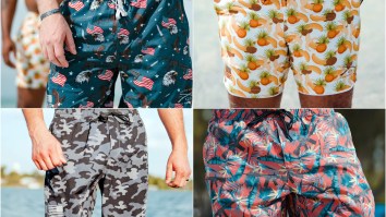 Grunt Style Just Launched A Line Of Colorful ‘Grunt Trunks’ Swim Trunks For Men