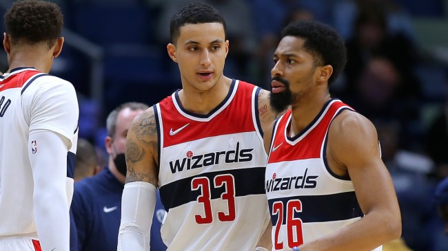 Kyle Kuzma and Spencer Dinwiddie