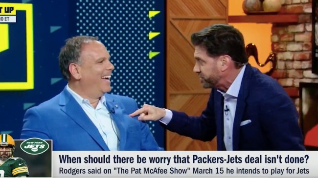 mike greenberg screaming on get up