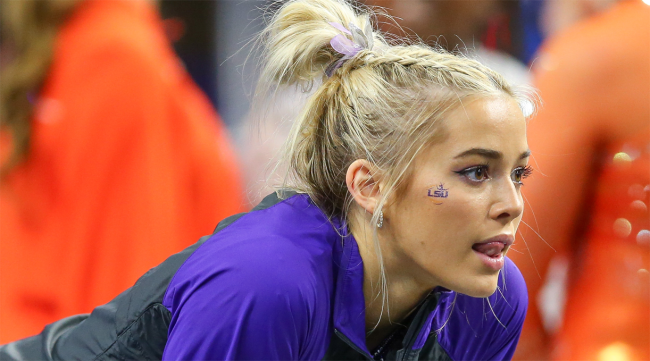 olivia dunne lsu gymnastics tiktok video morgan wallen