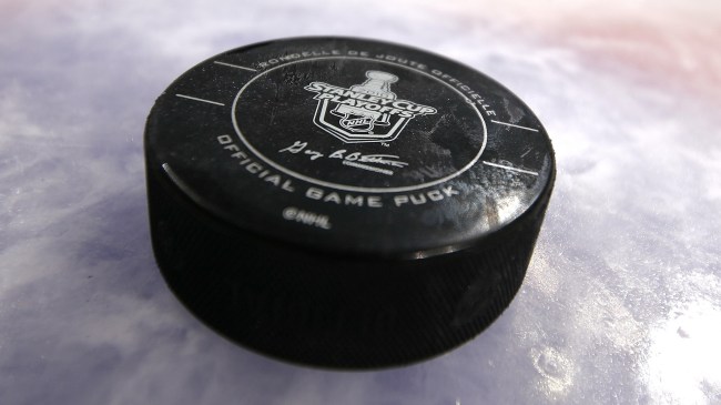 Stanley Cup Playoffs hockey puck