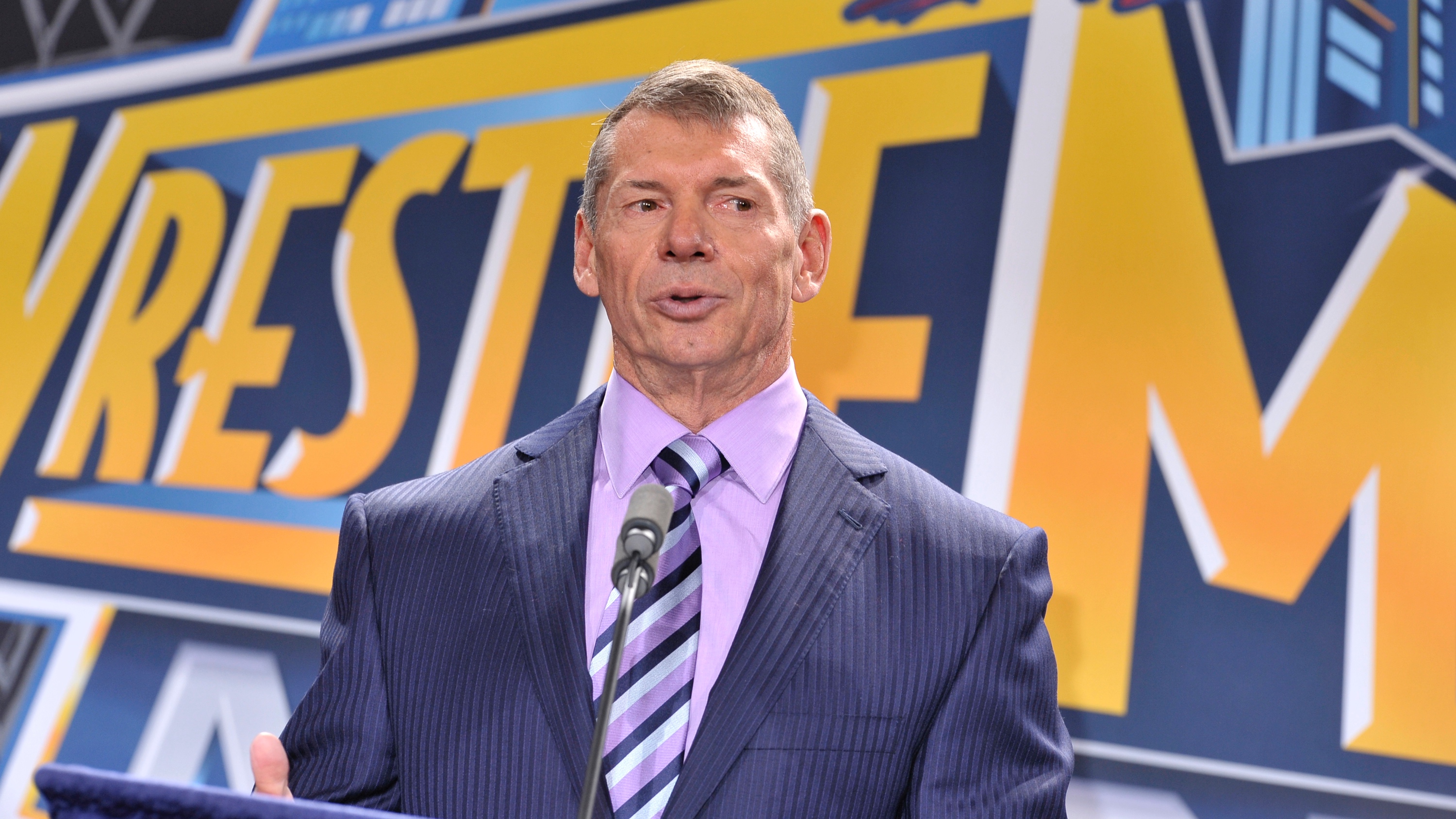 Vince McMahon at Wrestlemania