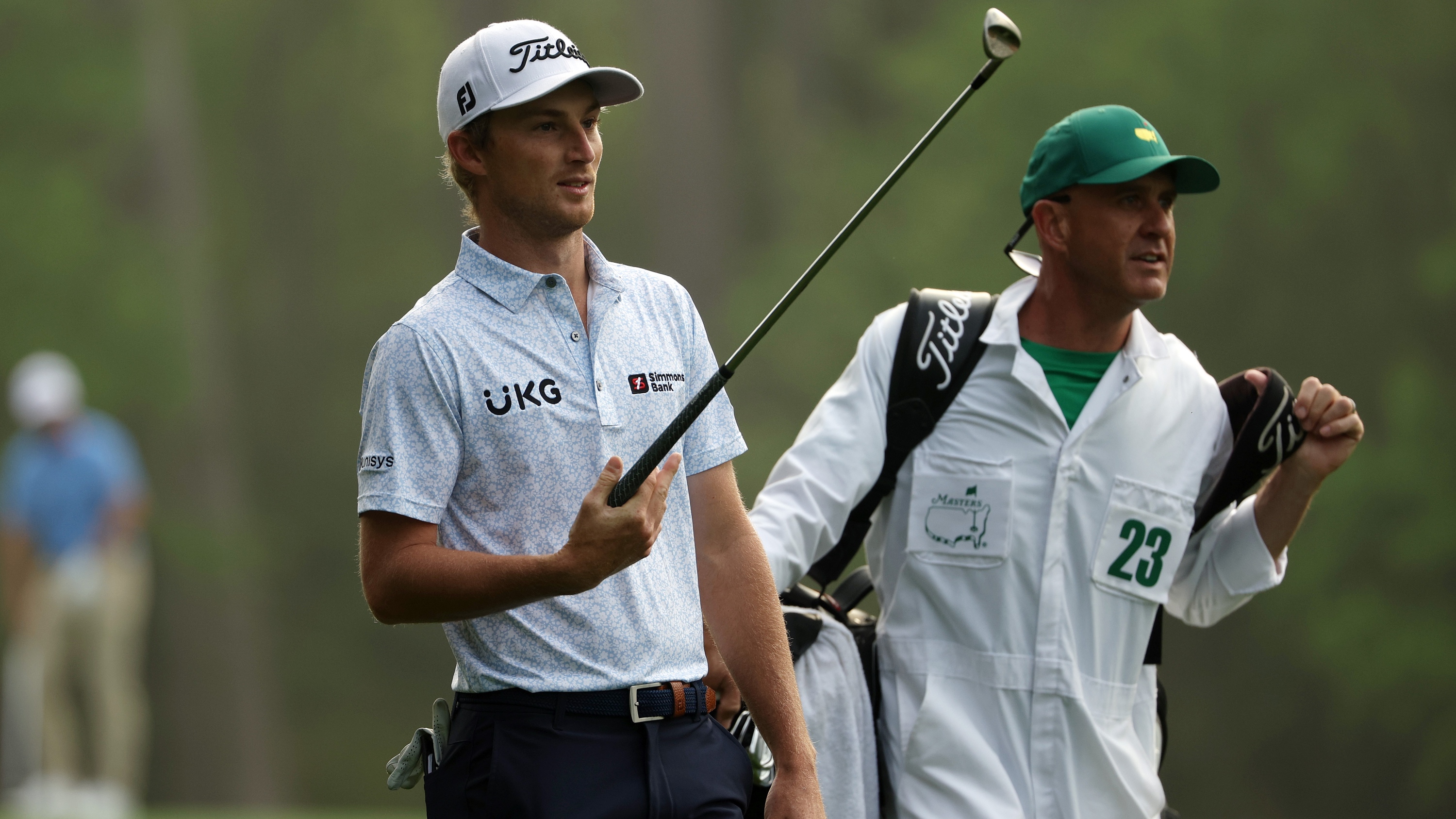 golfer Will Zalatoris at The Masters