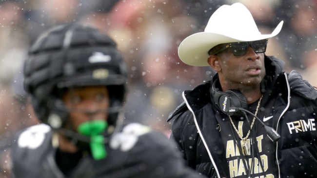 Colorado Buffaloes coach Deion Sanders