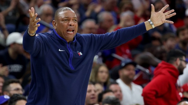 Sixers fan Doc Rivers