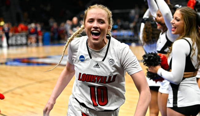 Hailey Van Lith celebrates NIL deal adidas LSU nike